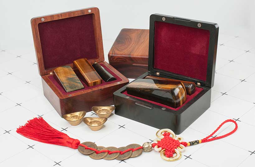 頂級檀木印章盒