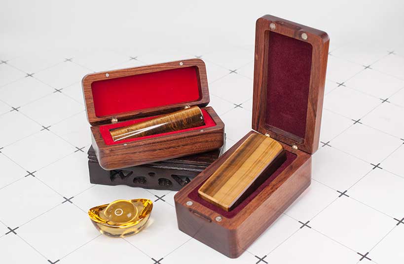 頂級檀木印章盒