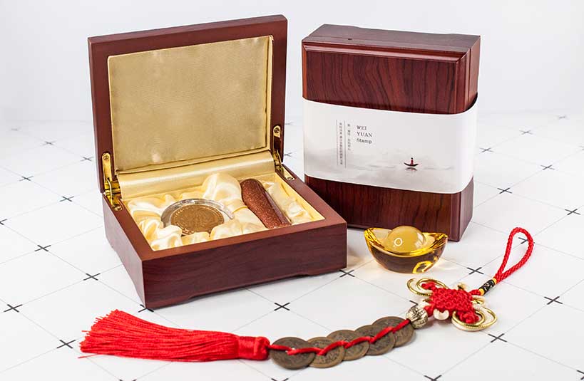 金砂石臍帶胎毛章,單章組合