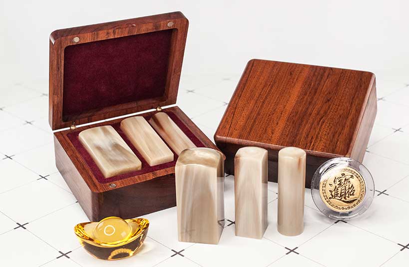 頂級檀木印章盒