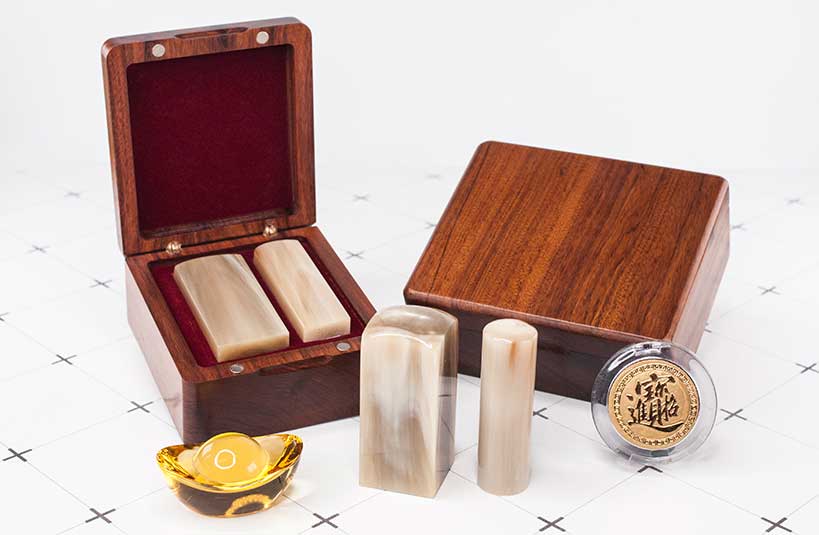 頂級檀木印章盒