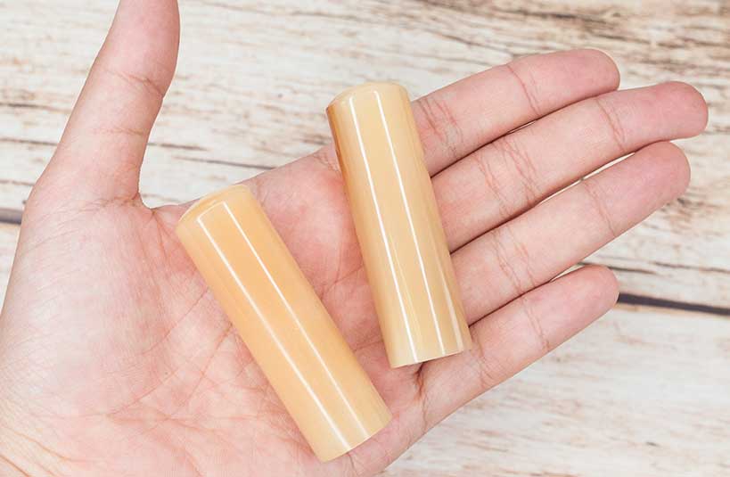 台南 結婚對章 金沙黃赤牛角 唯原工藝