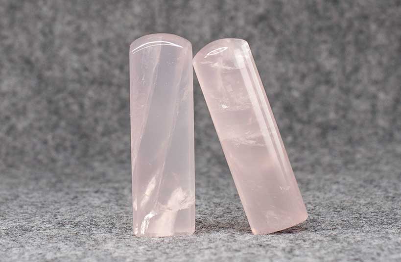 台南 肚臍章 粉晶 唯原工藝