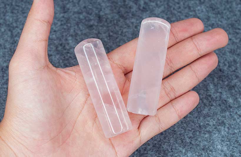 台南 肚臍章 粉晶 唯原工藝