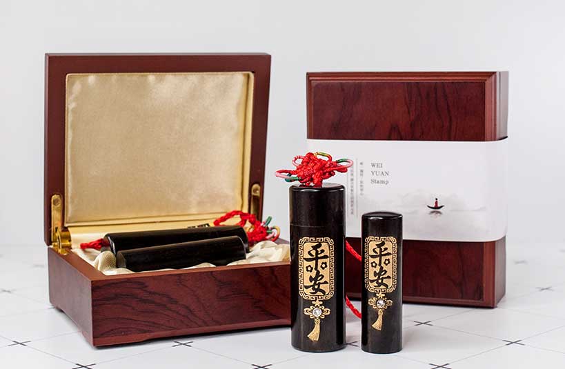 台南 臍帶印章 檀木印章 唯原工藝