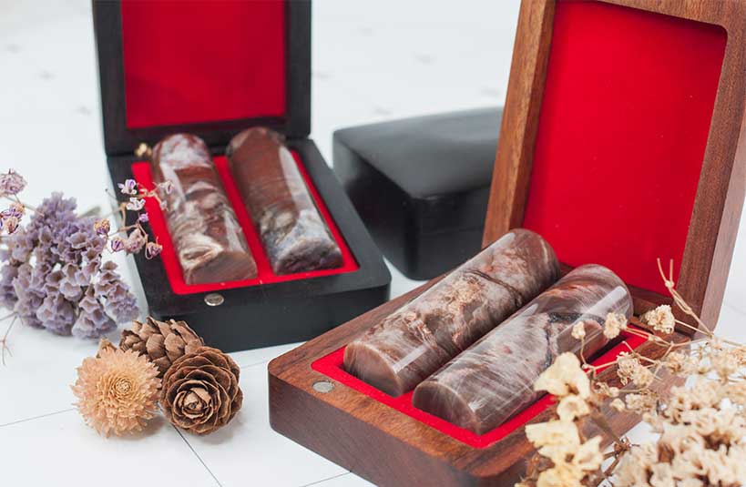 頂級檀木印章盒