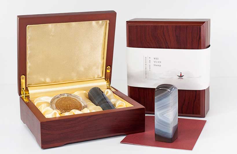 原色瑪瑙臍帶印章