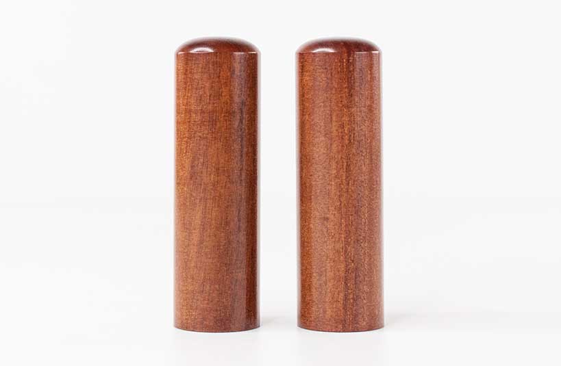 台南 結婚對章 紫檀木 唯原工藝