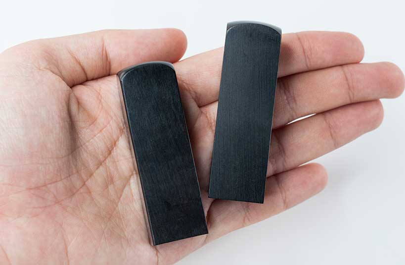 台南 結婚對章 黑檀木 唯原工藝