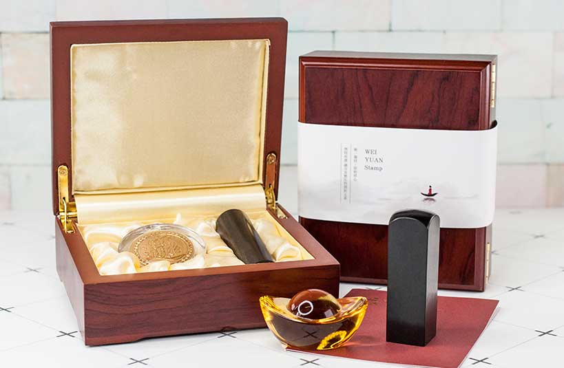 台南 肚臍章 黑檀木 唯原工藝