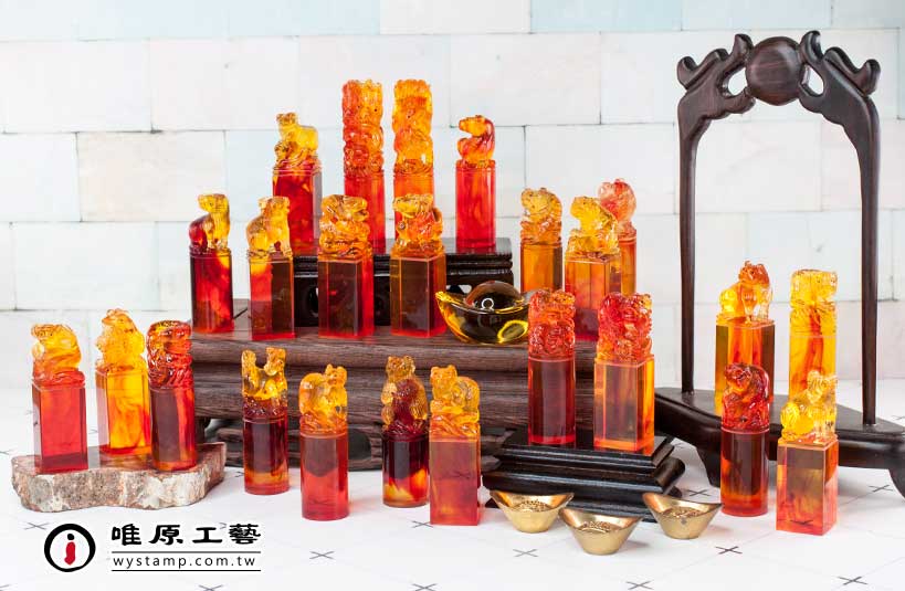 台南 臍帶章 琥珀肚臍章 