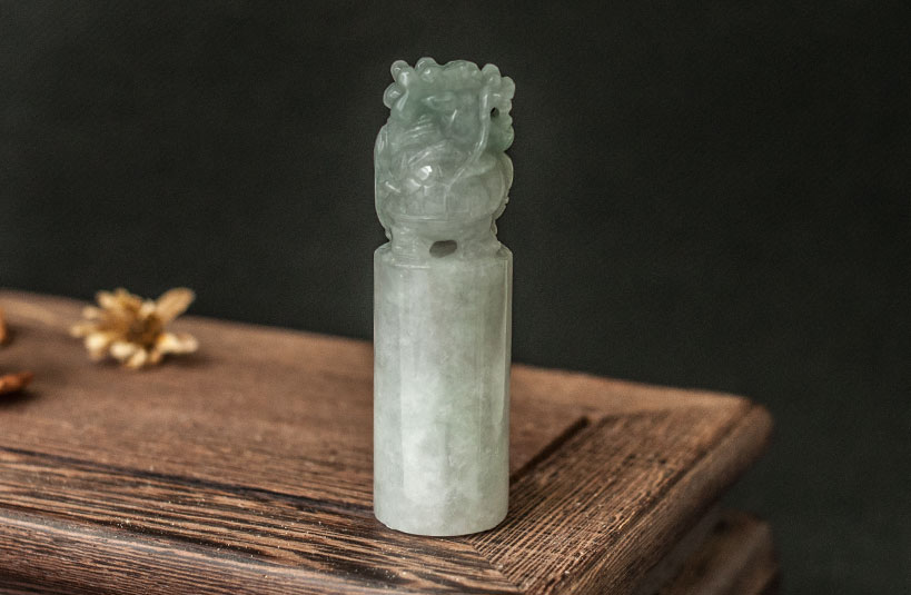 緬甸玉龍龜神獸印章-編號4印章材質