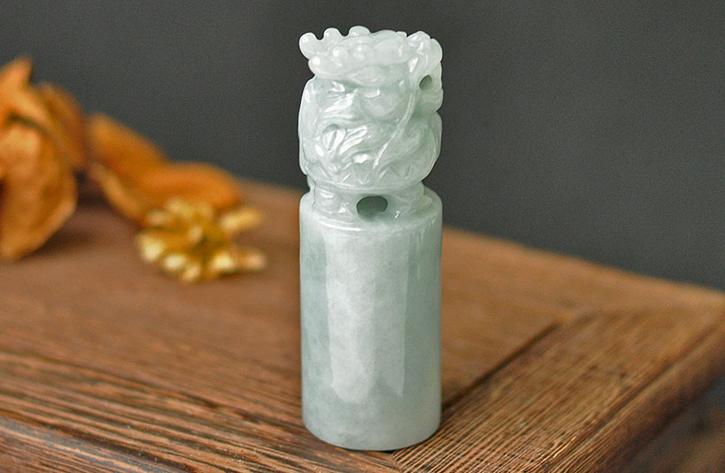 緬甸玉龍龜神獸印章-編號14印章材質