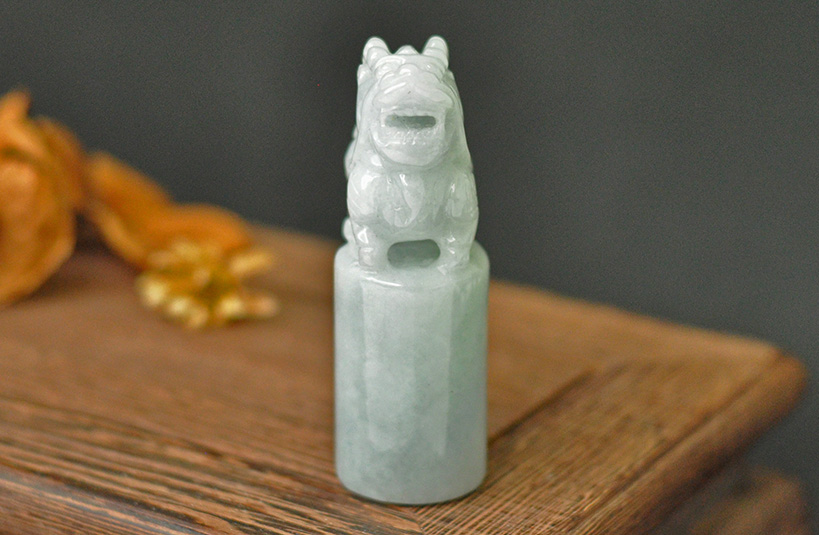 緬甸玉麒麟神獸印章-編號15印章店